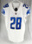 2017 Detroit Lions Mike Jackson Sr #28 Game Issued White Jersey 42 381