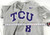 2017 Texas Christian TCU Horned Frogs #8 Game Used Grey Jersey Baseball L 524