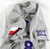 2017 Texas Christian TCU Horned Frogs #8 Game Used Grey Jersey Baseball L 524