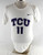 2015 Texas Christian TCU Horned Frogs #11 Game Used White Prac Jersey Baseball 4