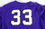 2000s Texas Christian TCU Horned Frogs #33 Game Used Purple Jersey Baseball XL 2