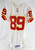 2002 Kansas City Chiefs #89 Game Issued White Jersey 44 158