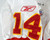 2002 Kansas City Chiefs C.Jackson #14 Game Used White Jersey 44 163