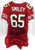 2006 San Francisco 49ers Justin Smiley #65 Game Issued Red Jersey 60 Patch 46 67