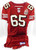 2006 San Francisco 49ers Justin Smiley #65 Game Issued Red Jersey 60 Patch 46 67