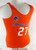 2017 Boise State Broncos #27 Game Used Orange Jersey Beach Volleyball M 123