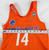 2018 Boise State Broncos #14 Game Used Orange Jersey 60 P Beach Volleyball M 125