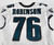 2023 Philadelphia Eagles Tyrese Robinson #76 Game Used White Jersey 48 DP71292