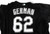 2006 Florida Marlins Franklyn German #62 Game Used Black Jersey BP ST XXL 770