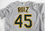 2023 Oakland Athletics Norge Ruiz #45 Game Issued Grey Jersey 46 DP76427