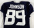 2024 Houston Texans Xavier Johnson #89 Game Used Navy Practice Jersey L 517