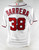 2021 Washington Nationals Tres Barrera #38 Game Issued White Jersey 46 DP79425