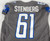2020 Detroit Lions Logan Stenberg #61 Game Issued Grey Jersey Color Rush 46 342
