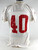 San Francisco 49ers #40 Game Used White Practice Jersey XL 593