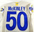 2022 Los Angeles Rams Takkarist McKinley #50 Game Issued Pos Used White Jersey 9