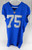 2023 Detroit Lions Colby Sorsdal #75 Game Issued Blue Jersey Thanksgiving 46 343