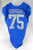 2023 Detroit Lions Colby Sorsdal #75 Game Issued Blue Jersey Thanksgiving 46 343
