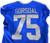 2023 Detroit Lions Colby Sorsdal #75 Game Issued Blue Jersey Thanksgiving 46 343