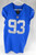 2023 Detroit Lions Josh Paschal #93 Game Issued Blue Jersey Thanksgiving 42 354