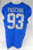2023 Detroit Lions Josh Paschal #93 Game Issued Blue Jersey Thanksgiving 42 354