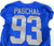 2023 Detroit Lions Josh Paschal #93 Game Issued Blue Jersey Thanksgiving 42 354