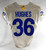 2020 Los Angeles Rams Juju Hughes #36 Game Issued White Jersey 42 540