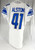2019 Detroit Lions Johnathan Alston #41 Game Issued White Jersey 100 Year P 40 4