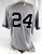 2018 New York Yankees Gary Sanchez #24 Game Used Grey Jersey 48 647