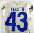 2022 Los Angeles Rams Russ Yeast #43 Game Issued White Jersey 38 525
