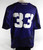 2016 Texas Christian TCU Frogs #33 Game Used Purple Jersey Baseball XXL 683
