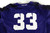 2016 Texas Christian TCU Frogs #33 Game Used Purple Jersey Baseball XXL 683