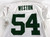 2023 New York Jets Ja'Markis Weston #54 Game Used White Practice Jersey XL 531