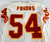 1999 Kansas City Chiefs Greg Favors #54 Game Issued White Jersey 46 665
