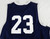2025-26 Detroit Pistons Jaden Ivey #23 Game Used Navy Jersey Tigers Playoffs 6
