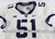 Texas Christian TCU Frogs #51 Game Used White Jersey Football NP R 48 672
