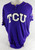 2000s Texas Christian TCU Frogs #0 0 Game Used Purple Jersey Baseball XXL 682