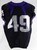 2019-24 Texas Christian TCU Frogs #49 Game Used Black Jersey Football NP R 40 3