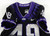 2019-24 Texas Christian TCU Frogs #49 Game Used Black Jersey Football NP R 40 3