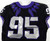 2020 Texas Christian TCU Frogs #95 Game Used Black Jersey Football NP R 46 7