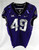 2019-24 Texas Christian TCU Frogs #49 Game Used Purple Jersey Football NP R 40 9