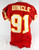 1996 Kansas City Chiefs Nate Dingle #91 Game Issued Red Jersey 40 616