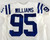 2019 Indianapolis Colts Chris Williams #95 Game Issued White Jersey 100 P 48 549