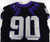 2019-24 Texas Christian TCU Frogs #90 Game Used Black Jersey Football NP R 46 6