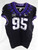 2019-24 Texas Christian TCU Frogs #95 Game Used Black Jersey Football NP R 46 9