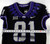 2021 Texas Christian TCU Frogs #81 Game Used Black Jersey Football NP R 42 881
