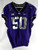 2020 Texas Christian TCU Frogs #50 Game Used Purple Jersey Football NP R 46 801