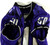 2020 Texas Christian TCU Frogs #50 Game Used Purple Jersey Football NP R 46 801