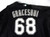 2004 Miami Marlins Frank Gracesqui #68 Game Used Black Jersey BP ST XXL 796