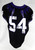 2019-24 Texas Christian TCU Frogs #54 Game Used Black Jersey Football NP R 46 89