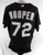 2003-06 Miami Marlins Kevin Hooper #72 Game Used Black Jersey BP ST L 798
